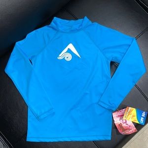 Kanu Surf / Sun / Hiking / BJJ / Outdoor UPF 50+ Rash Guard - Kids Size 8